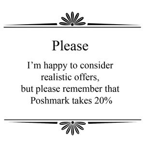 Reasonable closet offers happily considered!